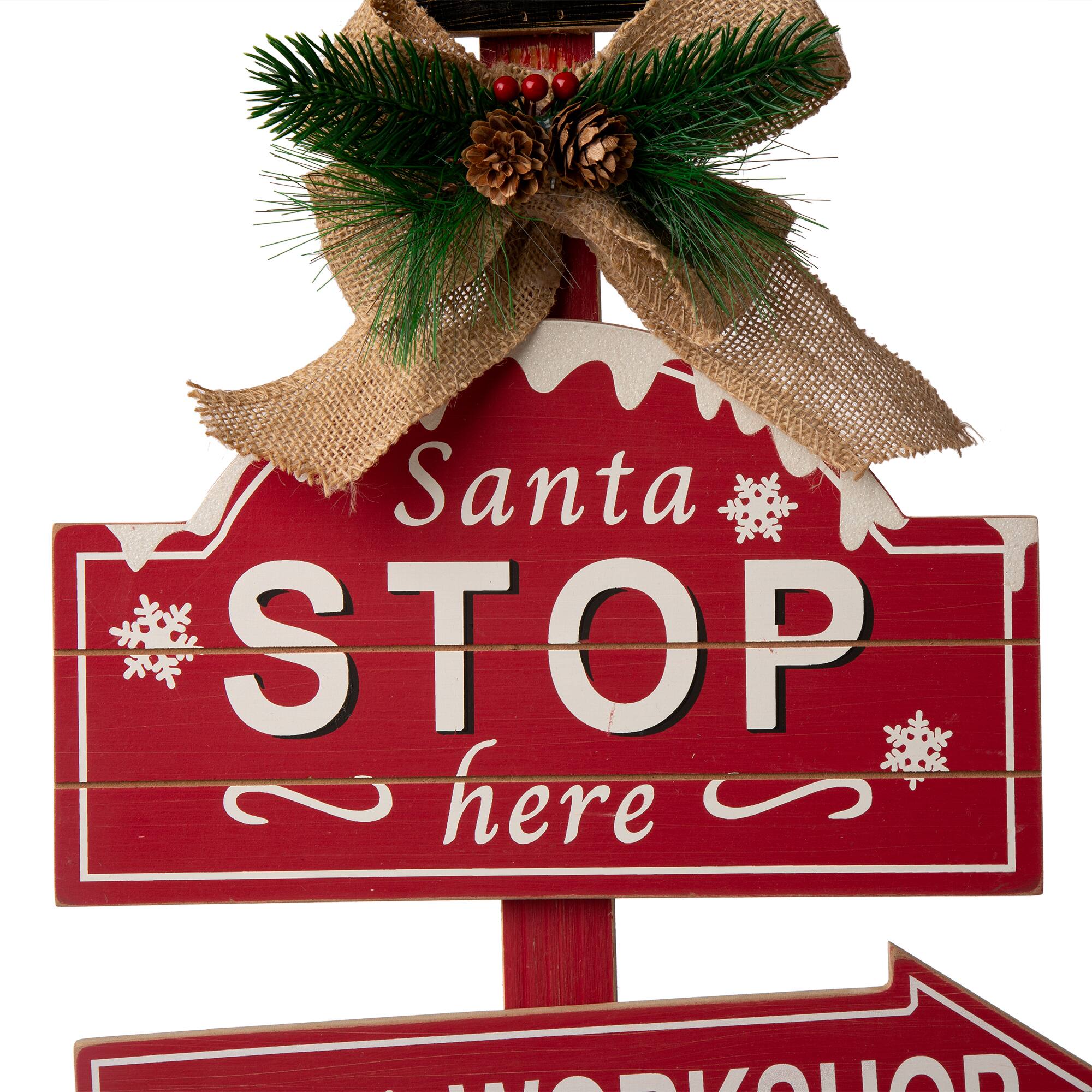 Glitzhome® 3.5ft. LED Christmas Yard Stake with Timer